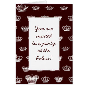 Crown Pattern in White