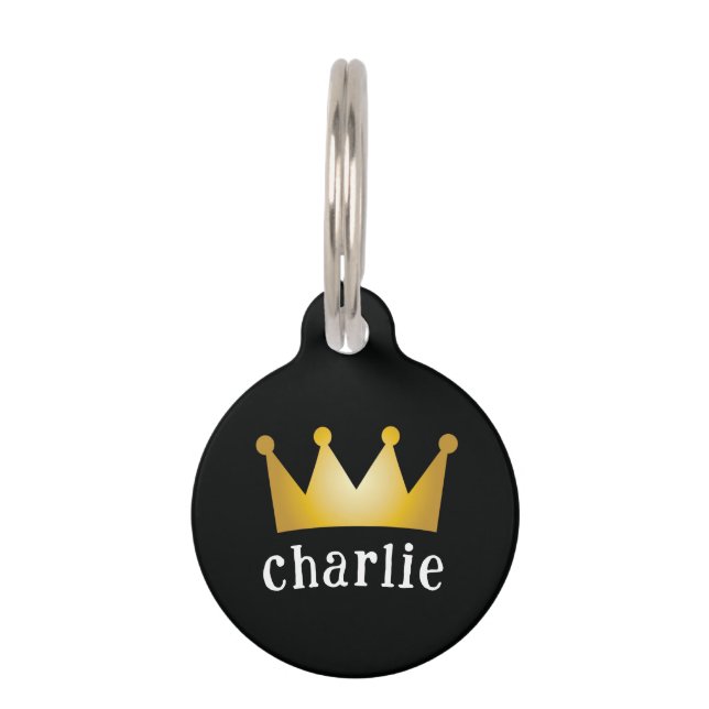 crown pet tag (Front)