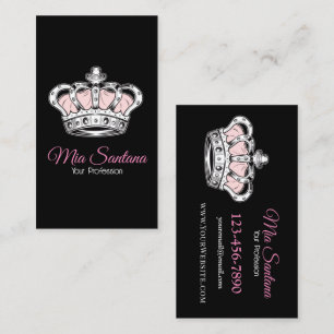 Crown - Pink Business Card