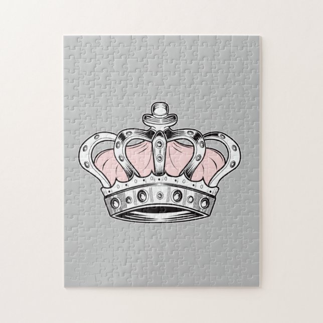 Crown - PInk Jigsaw Puzzle (Vertical)