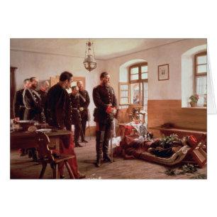 Crown Prince Frederick by the corpse