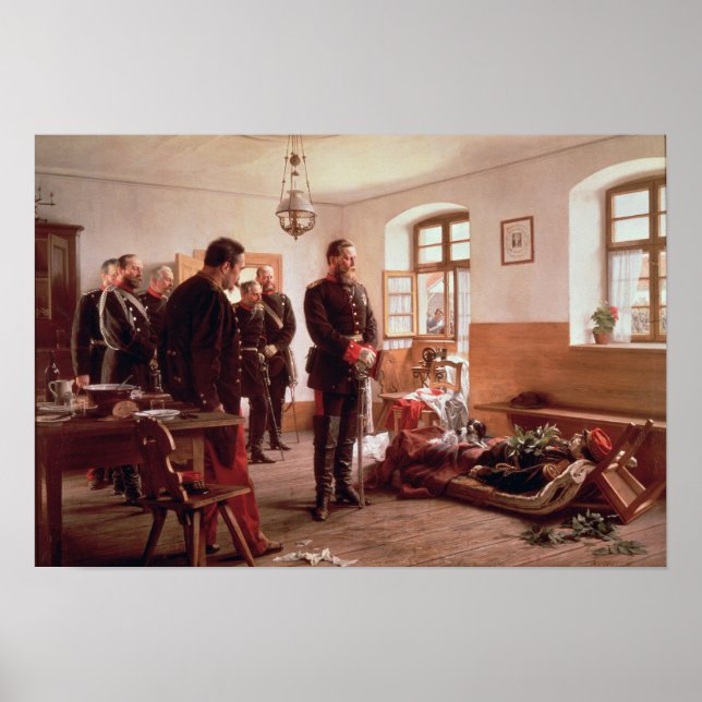 Crown Prince Frederick by the corpse Poster (Front)