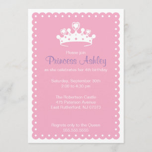 Crown Princess Invitation