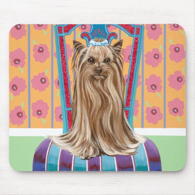 Crown Princess Yorkie Mouse Pad (Front)