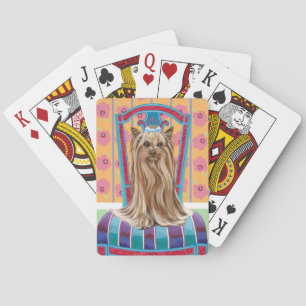 Crown Princess Yorkie Playing Cards