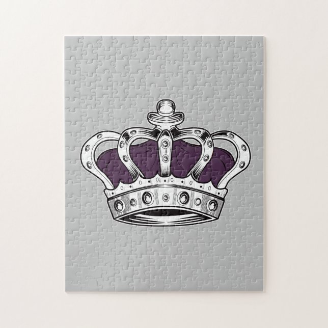 Crown - Purple Jigsaw Puzzle (Vertical)