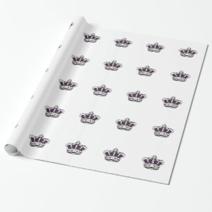 Crown - Purple Wrapping Paper