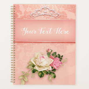 Crown & Roses Pink Planner