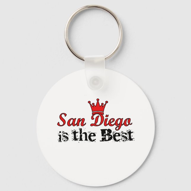 Crown San Diego Key Ring (Front)