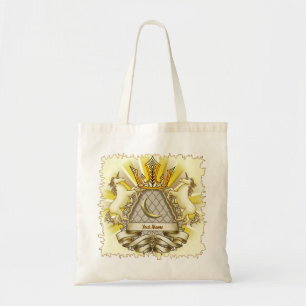 Crown Shield Unicorn Tote Bag
