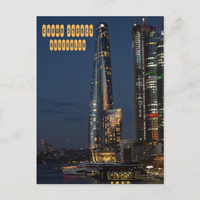 Crown Sydney Postcard (Front)