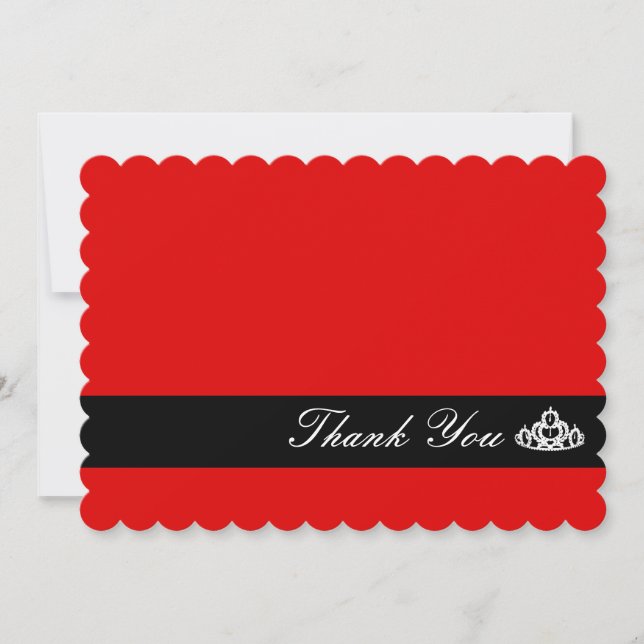 Crown Thank You Note Card (Front)