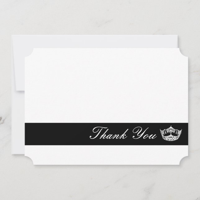 Crown Thank You Note Card (Front)