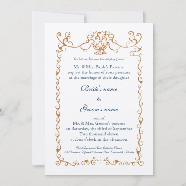 Crown Them Invitation (Front)