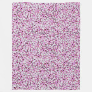 Crown Vetch Seamless Pattern Fleece Blanket