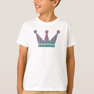 Crown with Pattern of The Union Jack T-Shirt