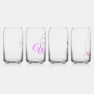 Crown women on Women's Day Can Glass