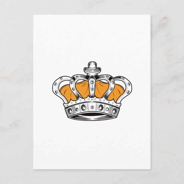 Crown - Yellow Postcard (Front)