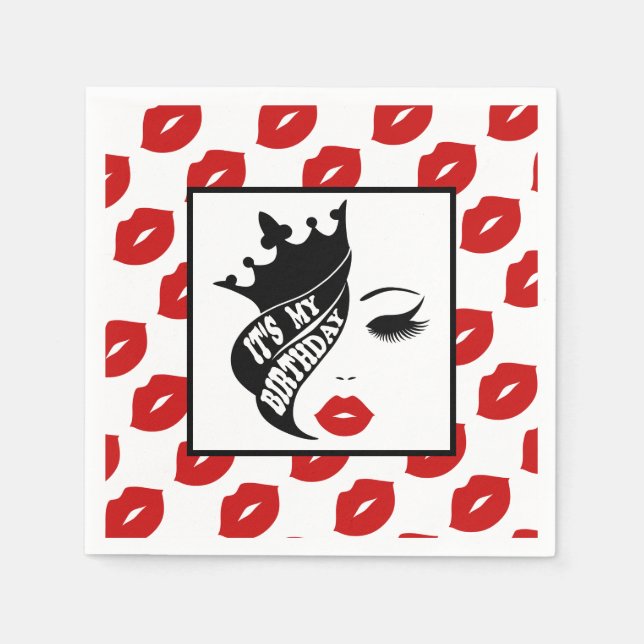 Crowned Celebration Collection Napkin (Front)