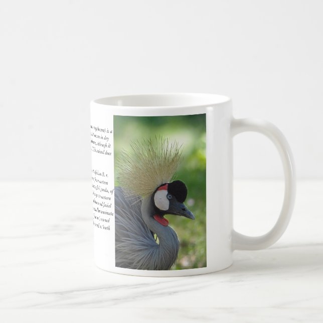 Crowned Crane... Coffee Mug (Right)