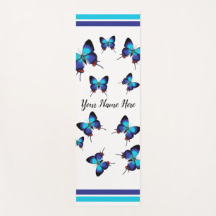 Crowned Hairstreak- blue butterfly personalised Yo Yoga Mat