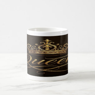 “Crowned in Gold: The Queen Within” Coffee Mug