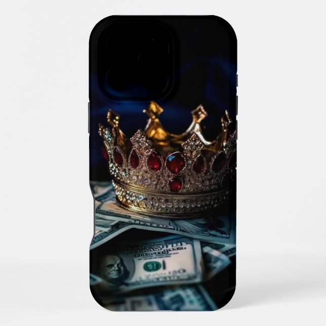Crowned in Wealth iPhone Case (Back)