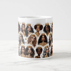 Crowned in Wisdom Jumbo Mug