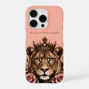Crowned Lion Empowerment iPhone 16 Pro Case