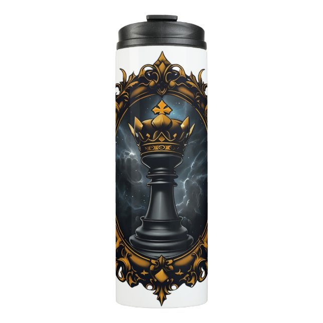 Crowned Power Thermal Tumbler (Front)