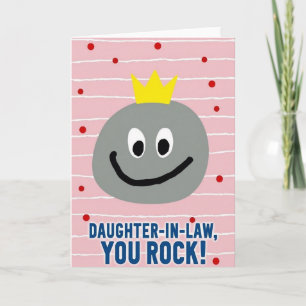 Crowned Rock Daughterinlaw Card