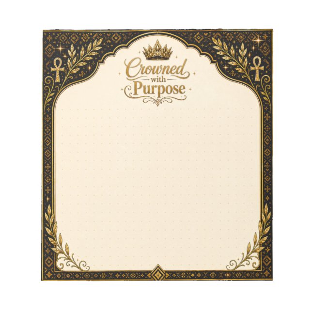 Crowned With Purpose Notes (Front)