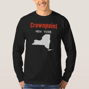 Crownpoint New York Usa State America Travel New Y T-Shirt