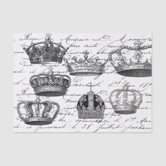 Crowns!! Tissue Paper (Front)