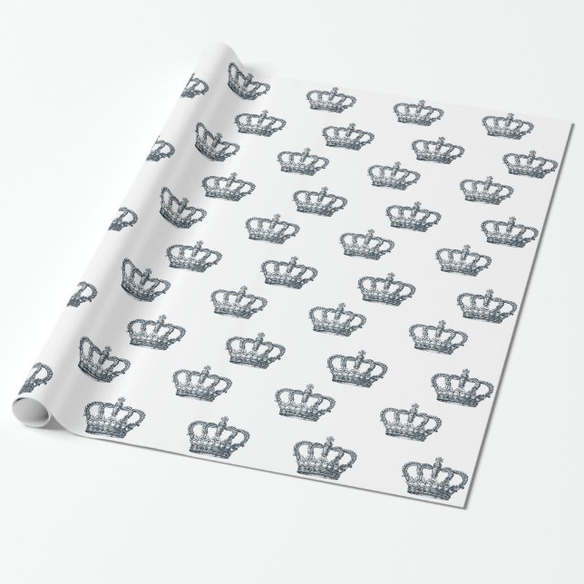 Crowns Wrapping Paper (Unrolled)
