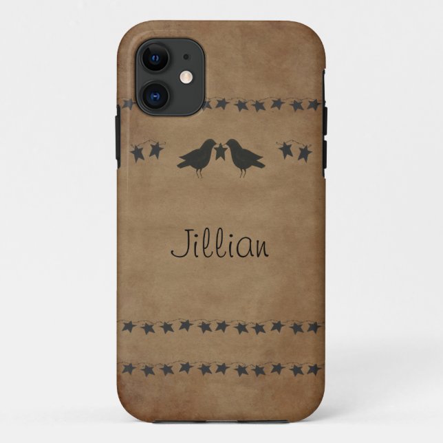 Crows and Stars  Case-Mate iPhone Case (Back)