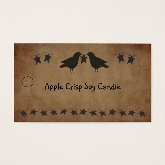 Crows and Stars Hang Tag (Front)
