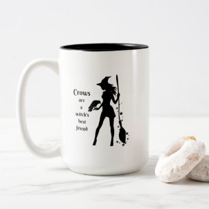 Crows are a witch's best friend mug