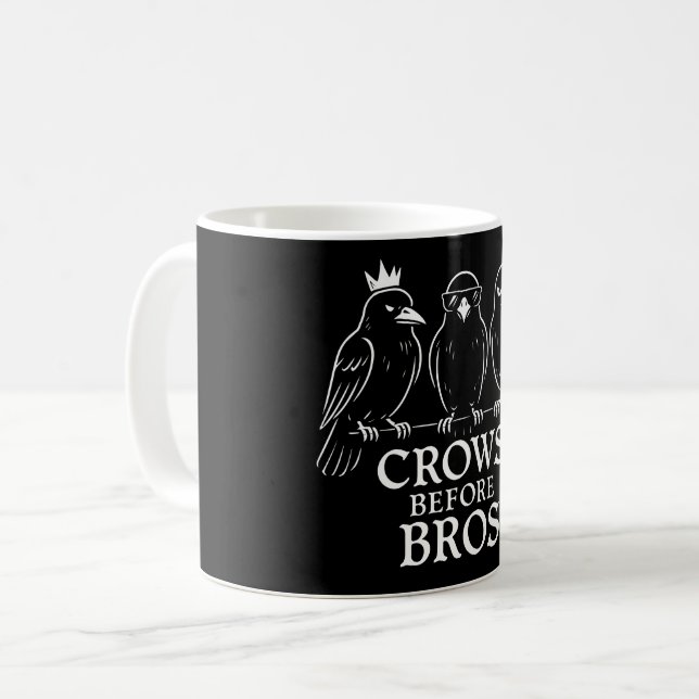 Crows Before Bros Coffee Mug (Front Left)
