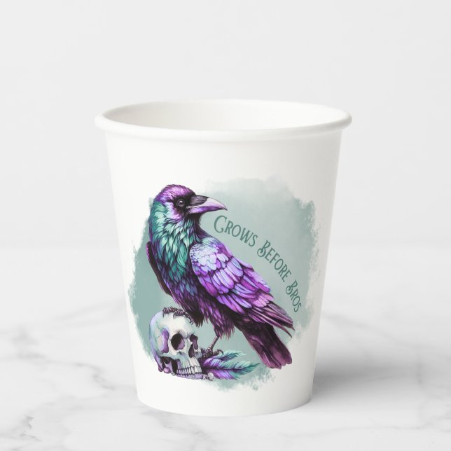 Crows Before Bros Paper Cups (Front)