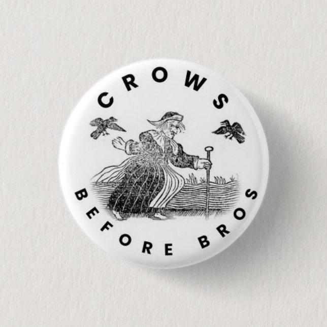 Crows before bros witchy hecate badge (Front)