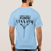 Crows Flock - Funny Flock Camera Tshirt