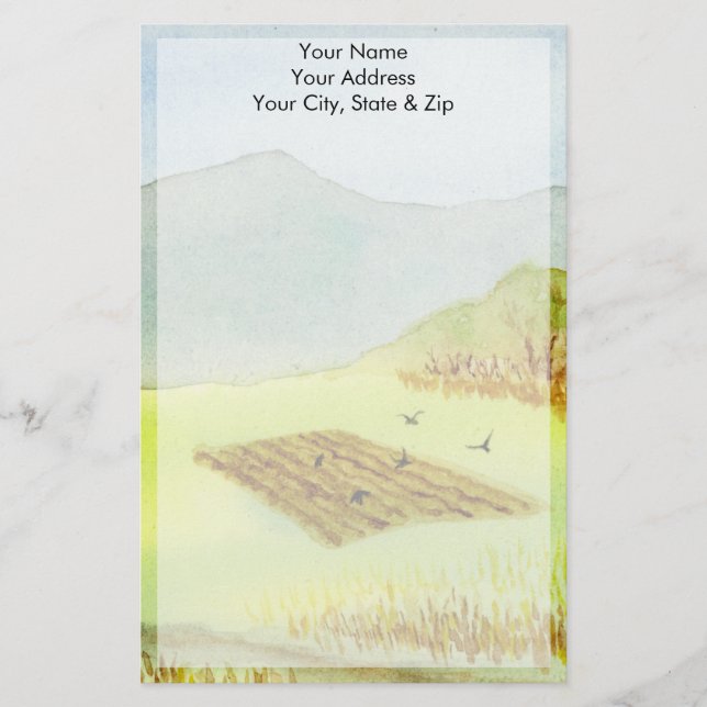 Crows in the Garden Stationery (Front)