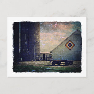 Crow's Nest Barn Quilt Postcard