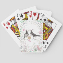 Crows Playing Cards