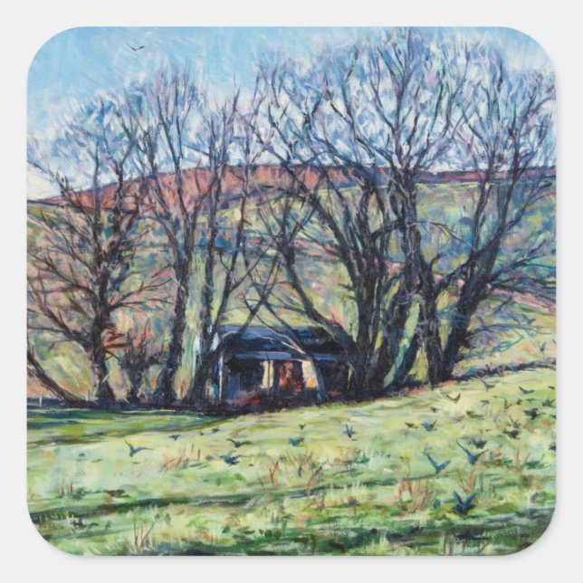 Crows Rising 2009 Square Sticker (Front)