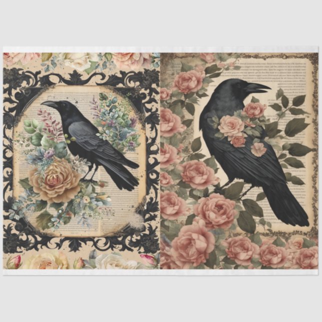 Crows tissue  paper (Front)