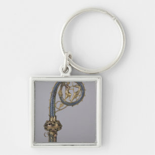 Crozier depicting St. Michael Key Ring