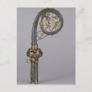 Crozier depicting St. Michael Postcard