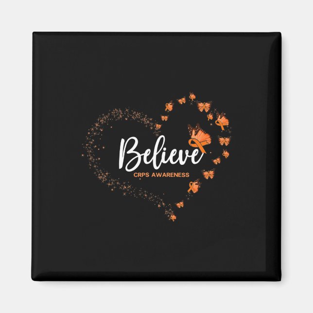 Crps Awareness Butterfly Believe  Magnet (Front)